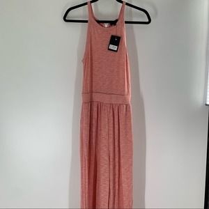 ATM Heather Soft French Rose Sleeveless Jumpsuit Women’s Size S NWT